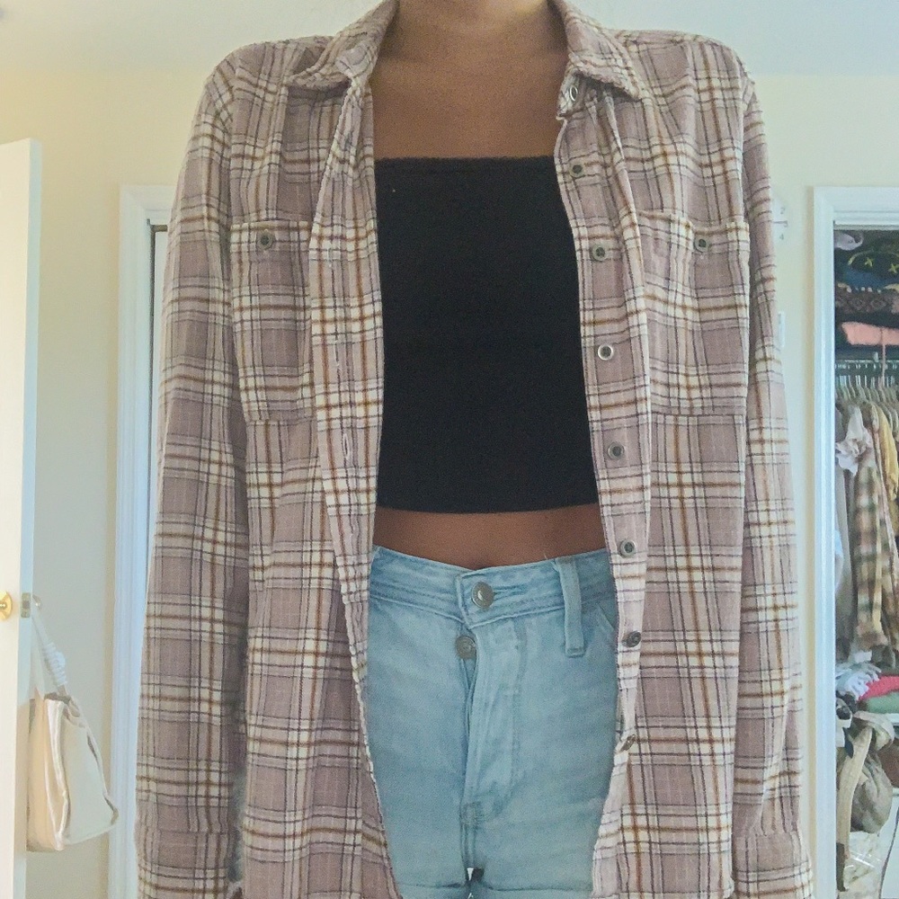 Pacsun boyfriend plaid shirt